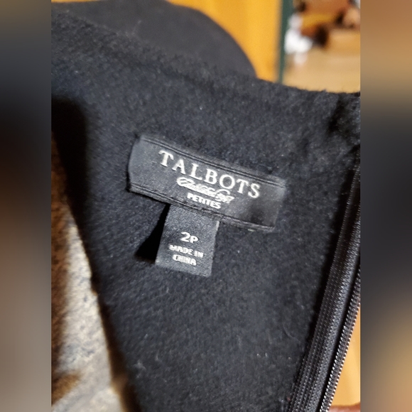 Black wool Talbots dress - Picture 5 of 6